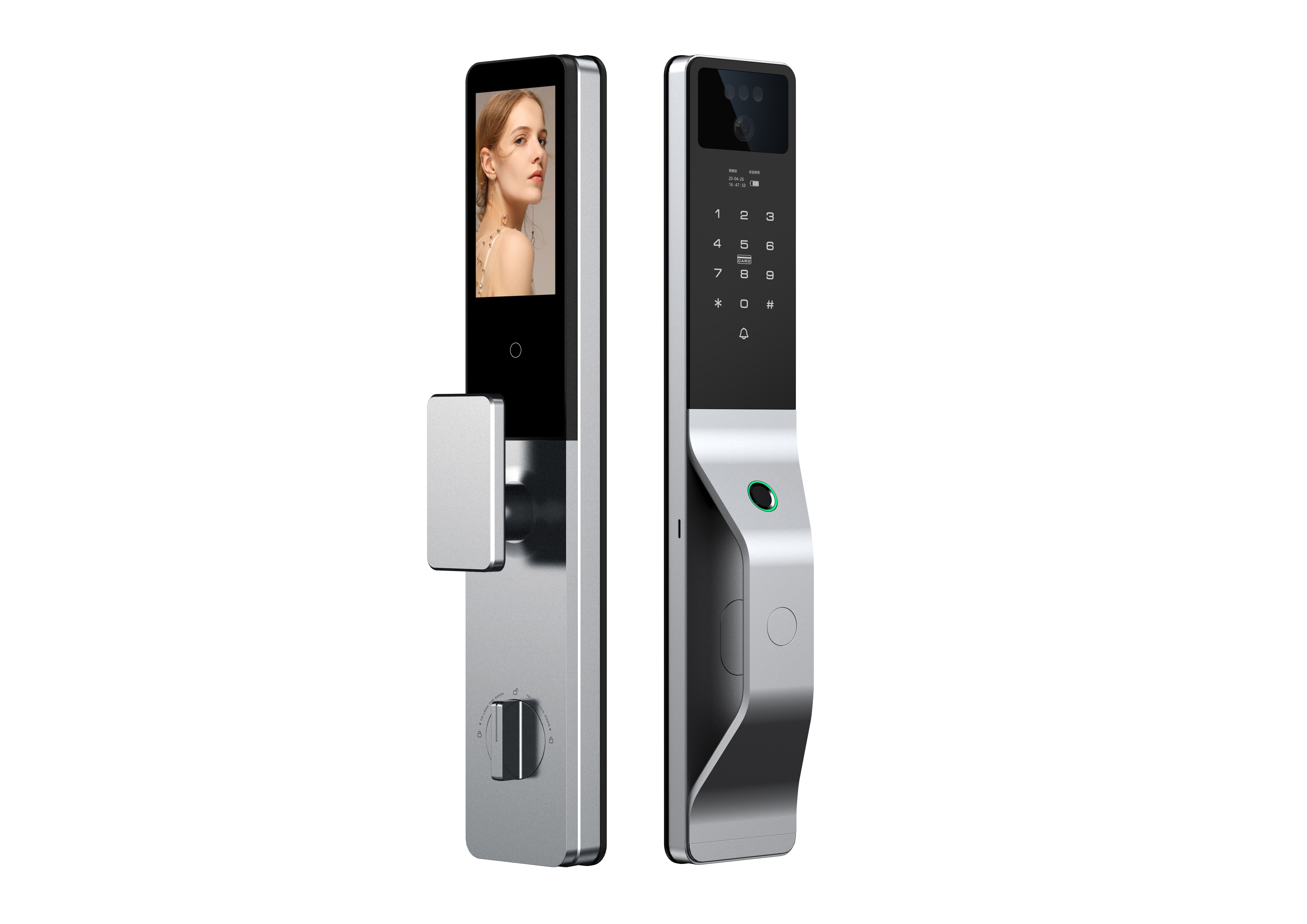 Push-pull Home Door Lock Tuya WIFI Remote Control Safety Entrance Digital Lock