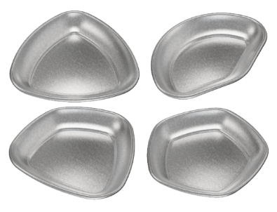 Seasoning Dish 304 Stainless Steel Compartment Divided Sauce Plate Corrosion Resistant Tableware Outdoor Picnic - 缩略图 4