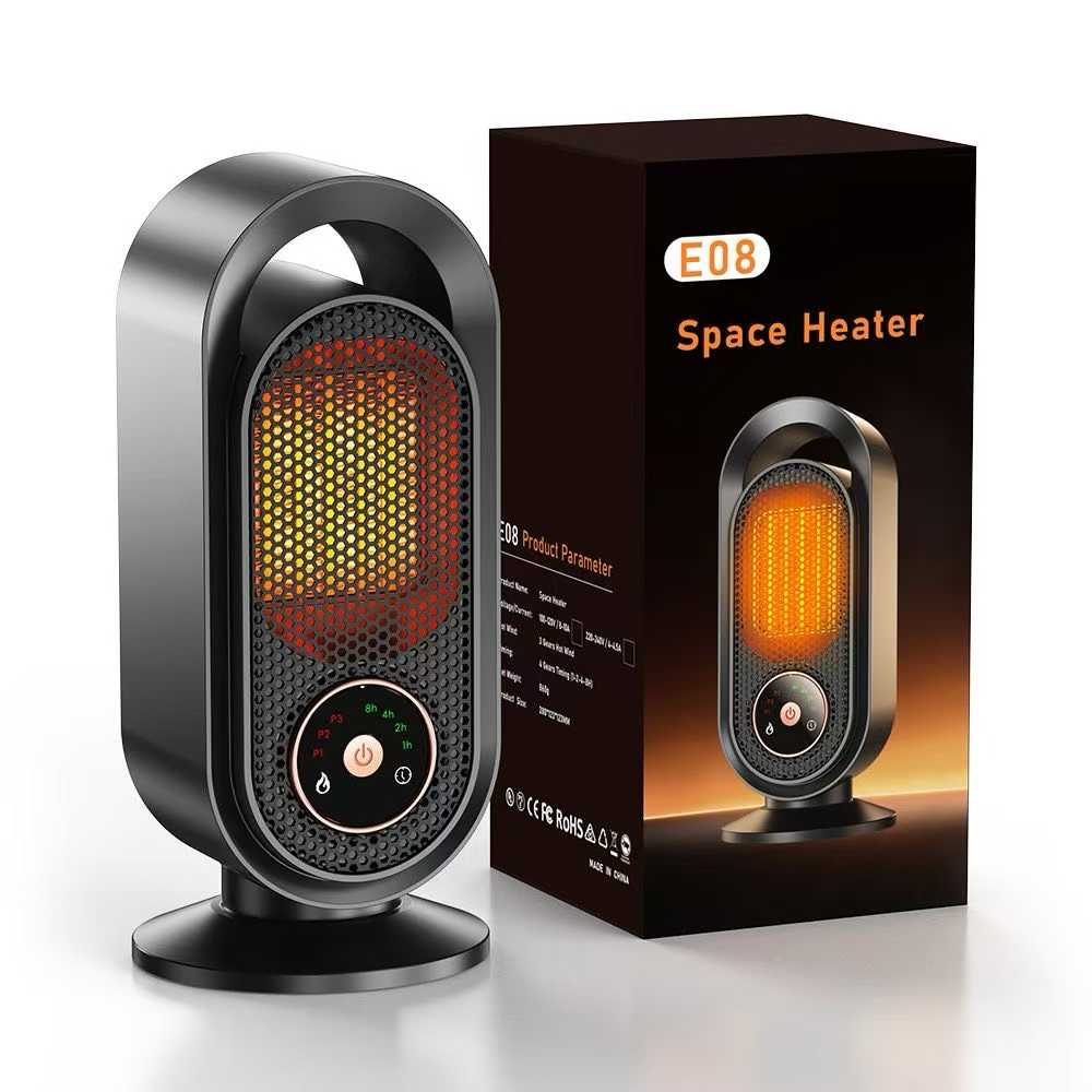 Space Heater Fan Portable Ptc Electric PTC Heaters Personal Desktop Home Room Office Heater - 缩略图 3