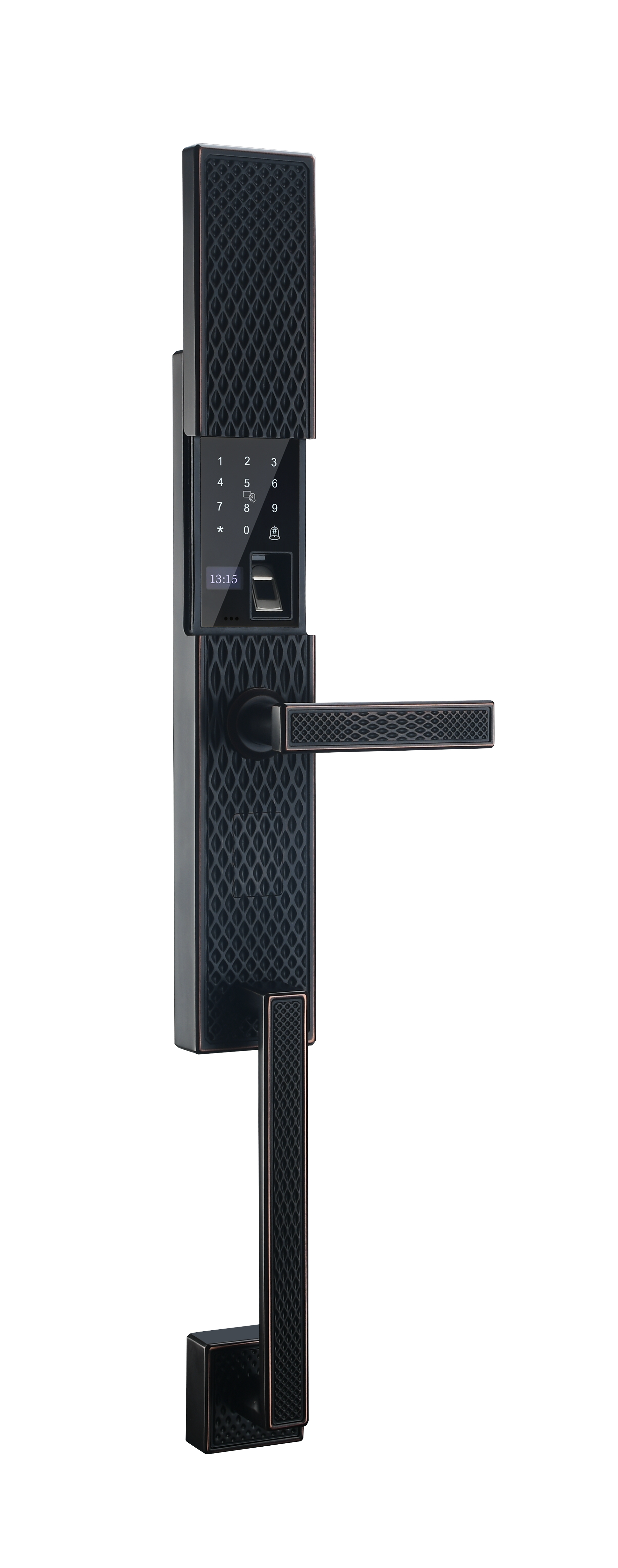 Villa Digital Door Lock Retro Design Smart Fingerprint - 缩略图 4