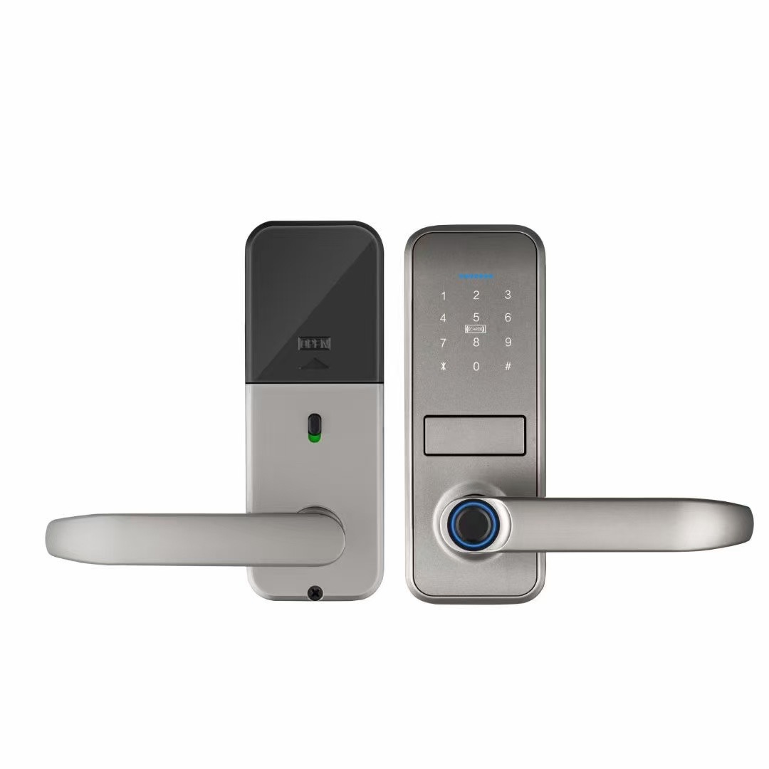 Smart Handle Rim Lock Anti-theft Outdoor Waterproof Door Lock