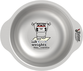 Stainless Steel Rice Bowl Anti-scald Bear Children's Food Bowl Walnut Handle Double Ear Dessert Salad Bowl - 缩略图 3