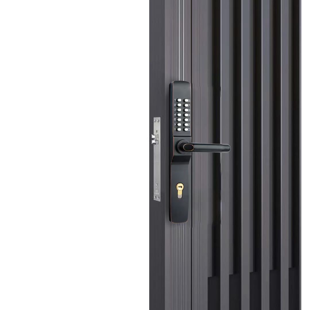 Mechanical Code Lock Black Courtyard Smart Lock Password Unlock