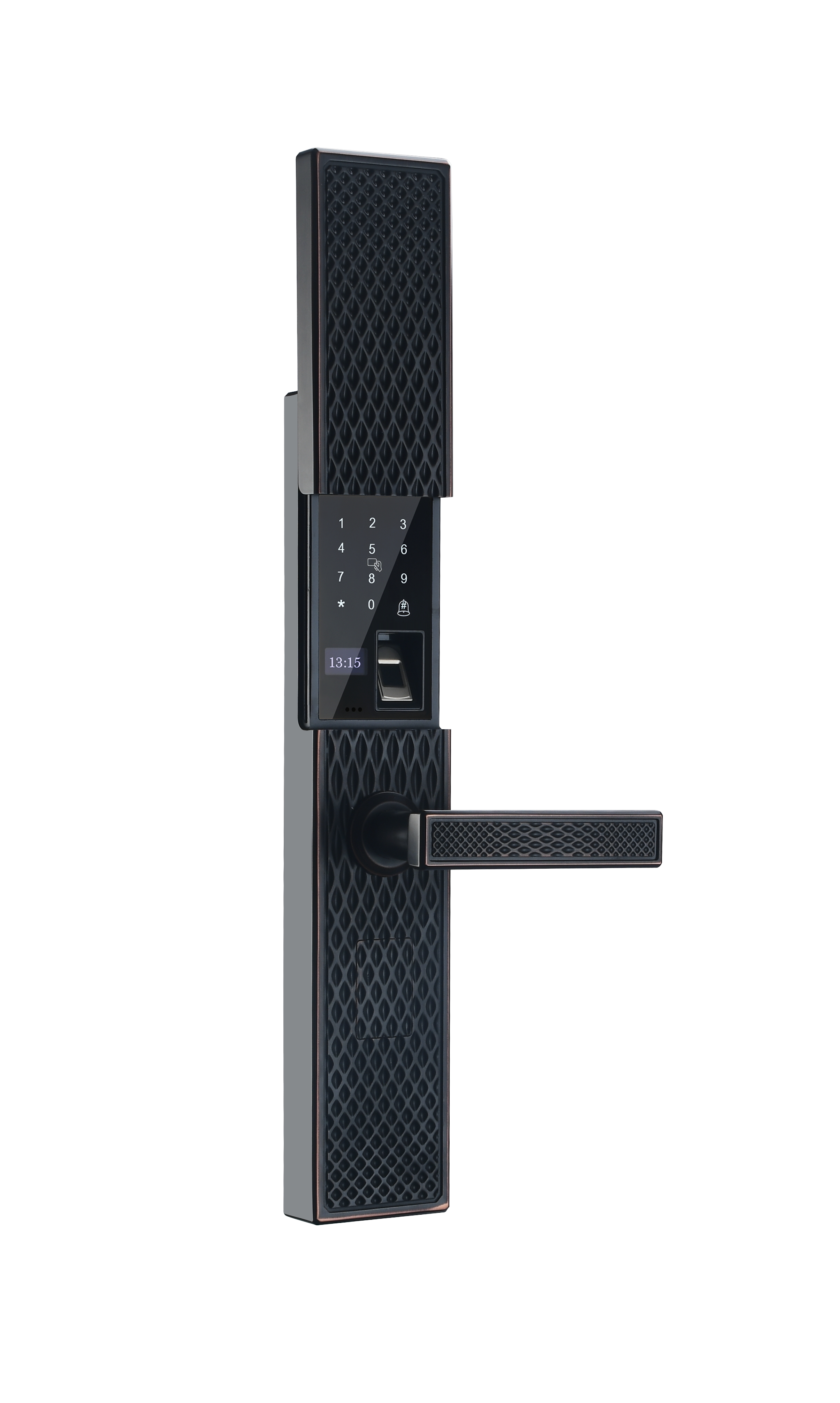 Villa Digital Door Lock Retro Design Smart Fingerprint - 缩略图 5