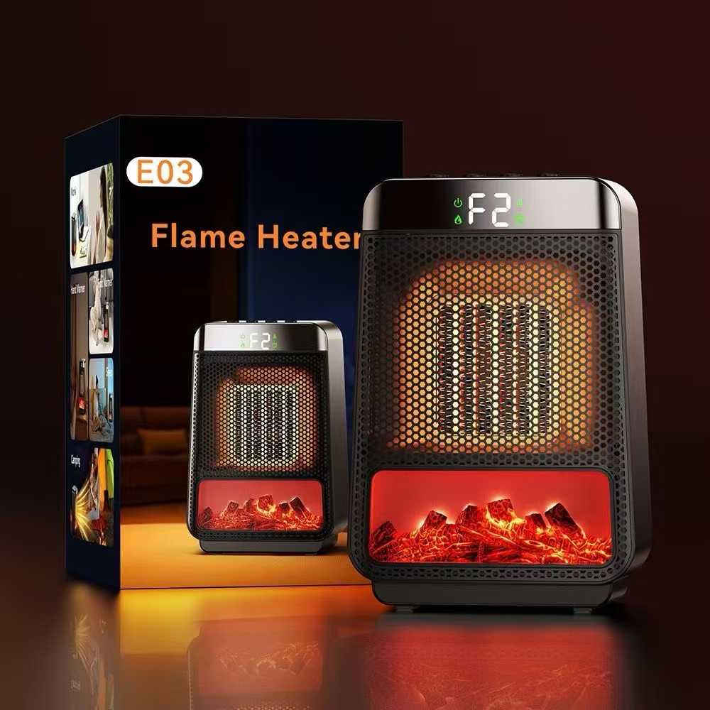 New Household Mini Fan Heater Portable Desktop Fast Heating Ventilation Overheat Protection Deodorization Free Standing - 缩略图 3