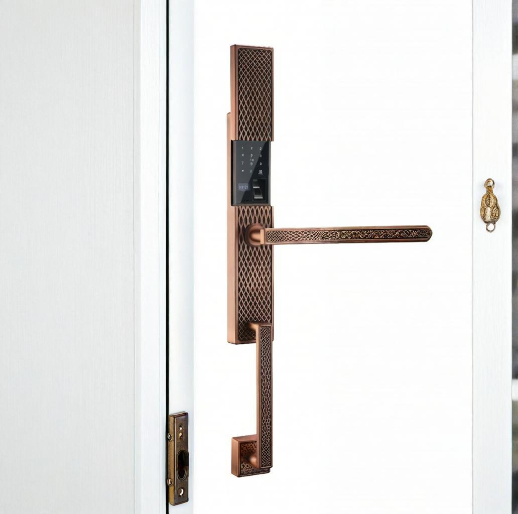 Villa Digital Door Lock Retro Design Smart Fingerprint