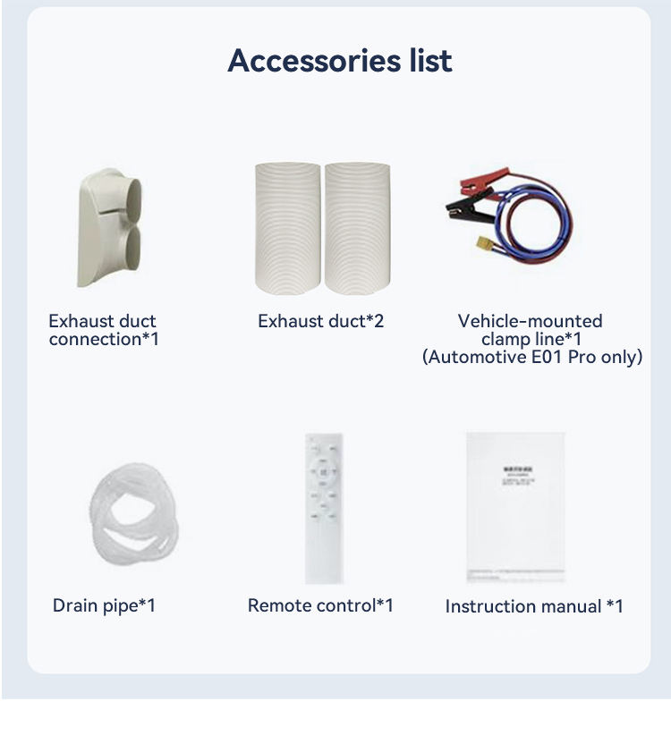  Camper Tent Portable air Conditioner Free-drainage with bluetooth Music System air Conditioning - 缩略图 4