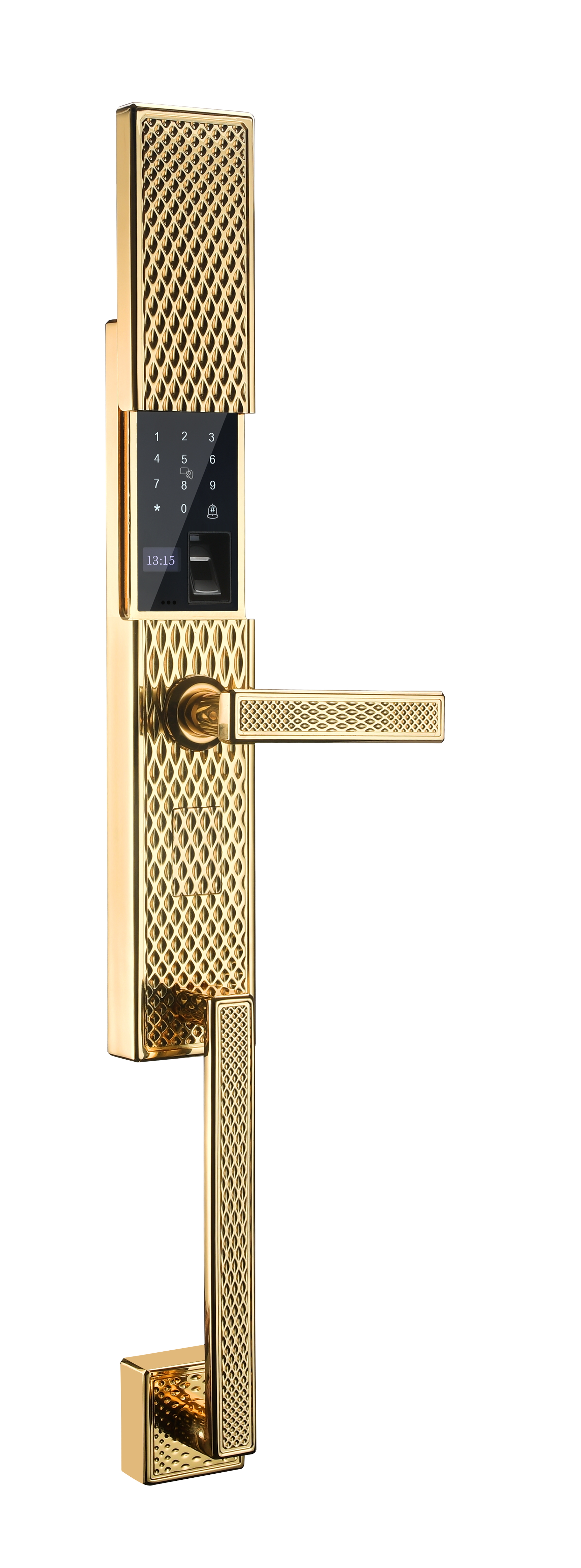 Villa Digital Door Lock Retro Design Smart Fingerprint - 缩略图 3