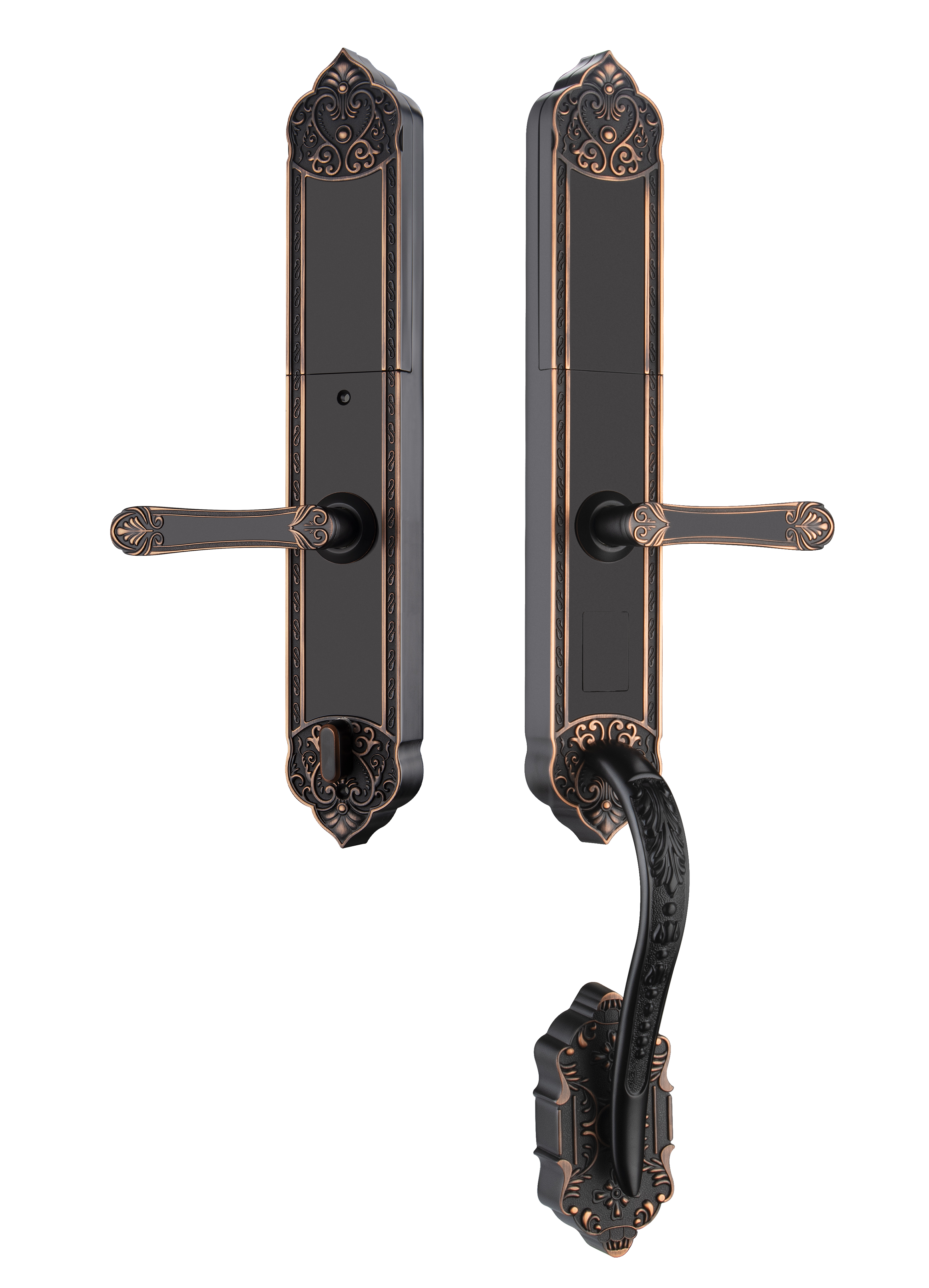 Traditional Elegent Smart Door Lock APP Unlock Smart Home Connection Door Lock